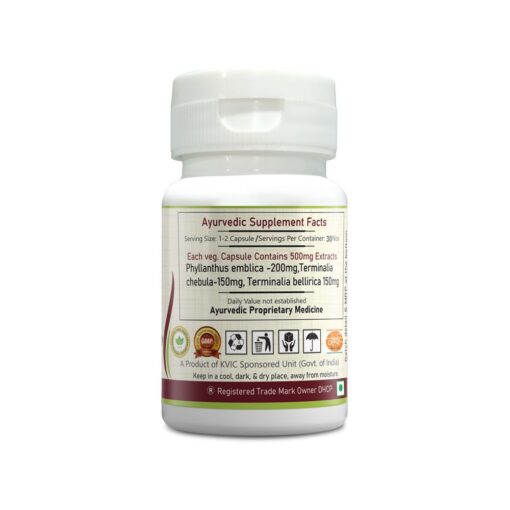 triyog herbal capsule | body detoxification, prevents constipation and healthy vision | 30 vegan capsule