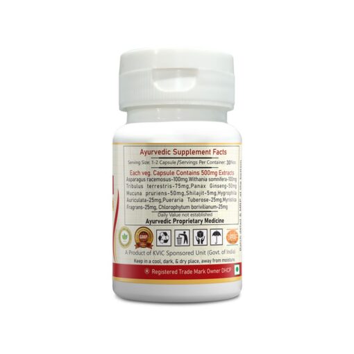 vigora-m | aphrodisiac for male health support, erectile dysfunction and premature ejaculation | 30 vegan capsule