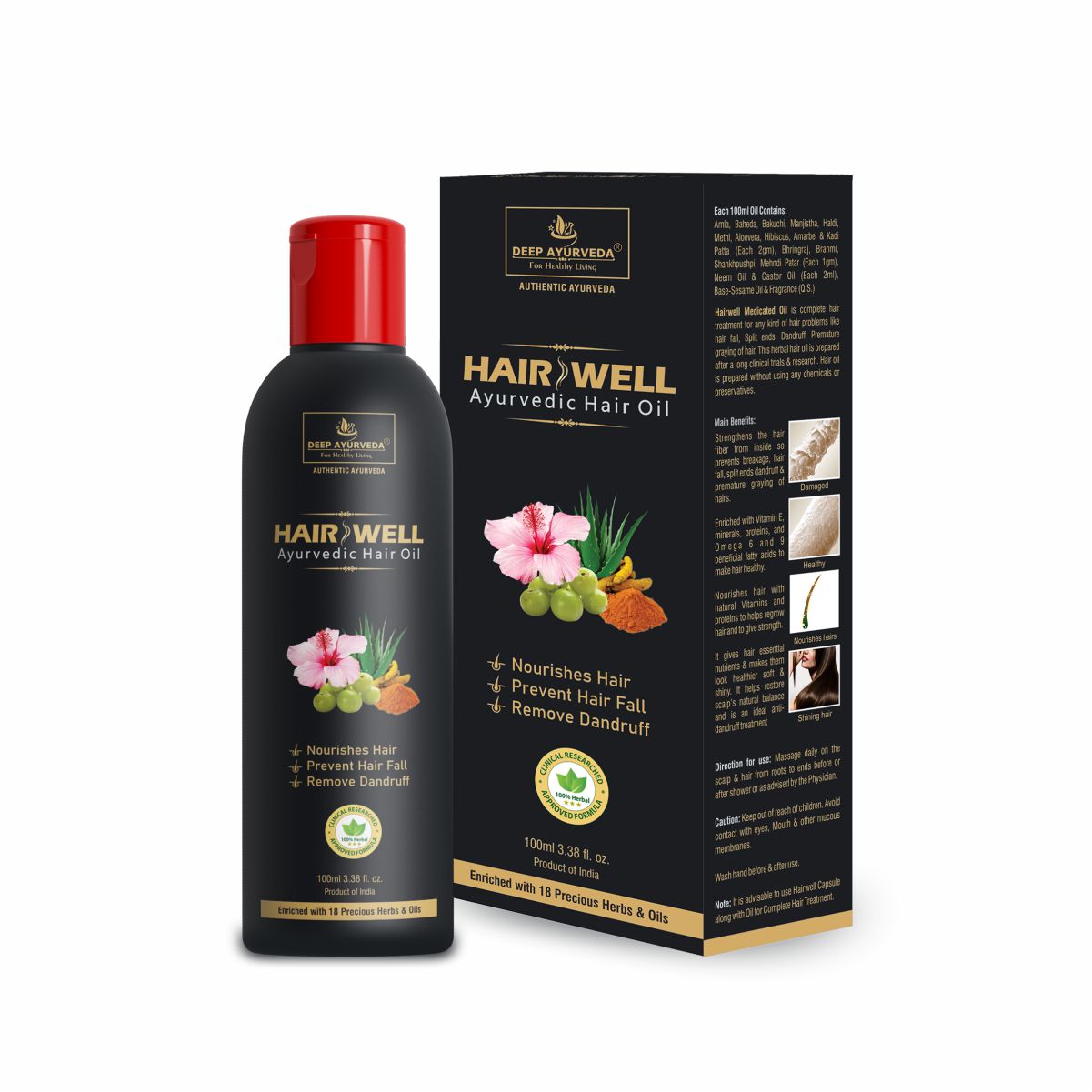 Best Ayurvedic Oil for Hair Growth No.1 Medicated Hair Oil