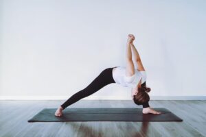 Yoga poses Baddha Konasana 